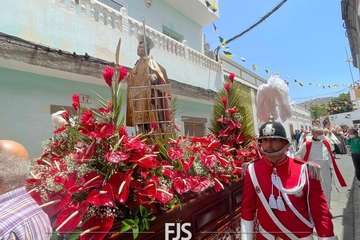 Telde rinde tributo a San Lorenzo en la capital grancanaria/Francisco Javier Santana.